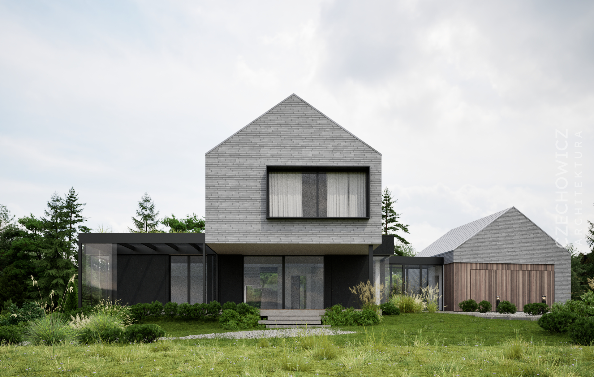 Projekty domów i wnętrz oraz domów pasywnych